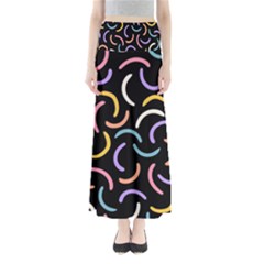 Abstract Pattern Wallpaper Full Length Maxi Skirt