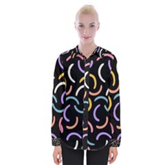 Abstract Pattern Wallpaper Womens Long Sleeve Shirt