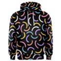 Abstract Pattern Wallpaper Men s Overhead Hoodie View1