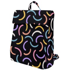 Abstract Pattern Wallpaper Flap Top Backpack by Maspions