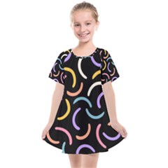 Abstract Pattern Wallpaper Kids  Smock Dress