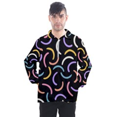 Abstract Pattern Wallpaper Men s Half Zip Pullover