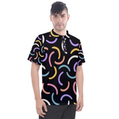 Abstract Pattern Wallpaper Men s Polo T-shirt