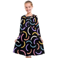 Abstract Pattern Wallpaper Kids  Midi Sailor Dress