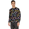 Abstract Pattern Wallpaper Men s Fleece Sweatshirt View2