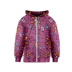 Flowers Petals Leaves Foliage Kids  Zipper Hoodie