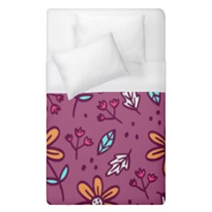 Flowers Petals Leaves Foliage Duvet Cover (single Size)