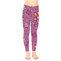 Flowers Petals Leaves Foliage Kids  Leggings