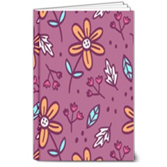 Flowers Petals Leaves Foliage 8  X 10  Hardcover Notebook by Maspions