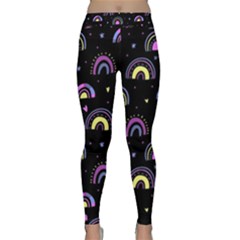 Wallpaper Pattern Rainbow Classic Yoga Leggings