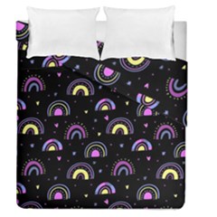 Wallpaper Pattern Rainbow Duvet Cover Double Side (queen Size)