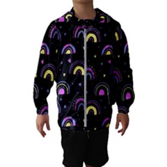 Wallpaper Pattern Rainbow Kids  Hooded Windbreaker