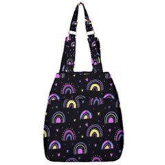 Wallpaper Pattern Rainbow Center Zip Backpack