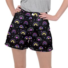 Wallpaper Pattern Rainbow Women s Ripstop Shorts