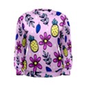 Flowers Petals Pineapples Fruit Women s Sweatshirt View1