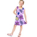 Flowers Petals Pineapples Fruit Kids  Tunic Dress View1