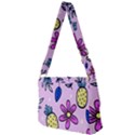 Flowers Petals Pineapples Fruit Full Print Messenger Bag (S) View2