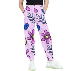 Flowers Petals Pineapples Fruit Kids  Joggers by Maspions