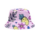 Flowers Petals Pineapples Fruit Inside Out Bucket Hat View1