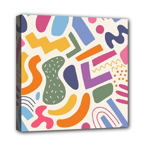 Abstract Pattern Background Mini Canvas 8  X 8  (stretched)