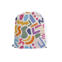 Abstract Pattern Background Drawstring Pouch (large)