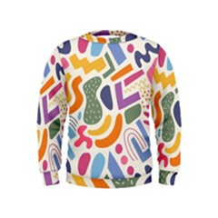 Abstract Pattern Background Kids  Sweatshirt