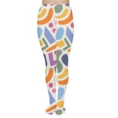 Abstract Pattern Background Tights