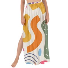 Abstract Pattern Background Maxi Chiffon Tie-up Sarong