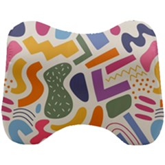 Abstract Pattern Background Head Support Cushion