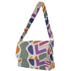 Abstract Pattern Background Full Print Messenger Bag (s)