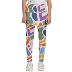 Abstract Pattern Background Kids  Skirted Pants