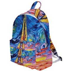 Eiffel Tower Starry Night Print Van Gogh The Plain Backpack