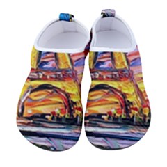 Eiffel Tower Starry Night Print Van Gogh Men s Sock-style Water Shoes by Maspions