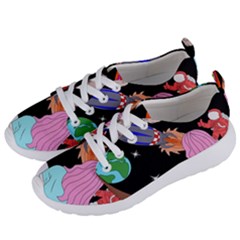 Girl Bed Space Planets Spaceship Rocket Astronaut Galaxy Universe Cosmos Woman Dream Imagination Bed Women s Lightweight Sports Shoes