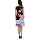 Girl Bed Space Planets Spaceship Rocket Astronaut Galaxy Universe Cosmos Woman Dream Imagination Bed Classic Skater Dress View4