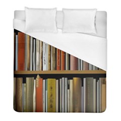 Book Nook Books Bookshelves Comfortable Cozy Literature Library Study Reading Reader Reading Nook Ro Duvet Cover (full/ Double Size)