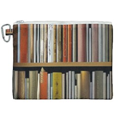 Book Nook Books Bookshelves Comfortable Cozy Literature Library Study Reading Reader Reading Nook Ro Canvas Cosmetic Bag (xxl) by Maspions