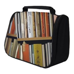 Book Nook Books Bookshelves Comfortable Cozy Literature Library Study Reading Reader Reading Nook Ro Full Print Travel Pouch (small) by Maspions