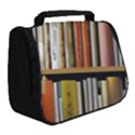 Book Nook Books Bookshelves Comfortable Cozy Literature Library Study Reading Reader Reading Nook Ro Full Print Travel Pouch (Small) View2