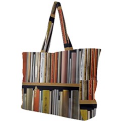 Book Nook Books Bookshelves Comfortable Cozy Literature Library Study Reading Reader Reading Nook Ro Simple Shoulder Bag