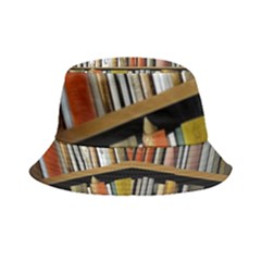 Book Nook Books Bookshelves Comfortable Cozy Literature Library Study Reading Reader Reading Nook Ro Inside Out Bucket Hat by Maspions