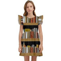 Book Nook Books Bookshelves Comfortable Cozy Literature Library Study Reading Reader Reading Nook Ro Kids  Winged Sleeve Dress