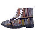 Book Nook Books Bookshelves Comfortable Cozy Literature Library Study Reading Reader Reading Nook Ro Men s High-Top Canvas Sneakers View2