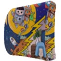 Astronaut Moon Monsters Spaceship Universe Space Cosmos Back Support Cushion View3