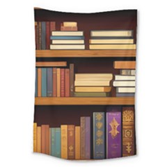 Book Nook Books Bookshelves Comfortable Cozy Literature Library Study Reading Room Fiction Entertain Large Tapestry