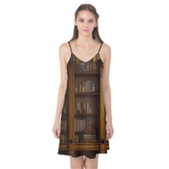 Books Book Shelf Shelves Knowledge Book Cover Gothic Old Ornate Library Camis Nightgown 