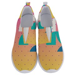 Abstract Geometric Bauhaus Polka Dots Retro Memphis Art No Lace Lightweight Shoes