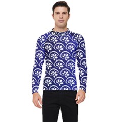 Pattern Floral Flowers Leaves Botanical Men s Long Sleeve Rash Guard