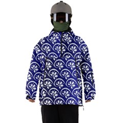 Pattern Floral Flowers Leaves Botanical Men s Ski And Snowboard Waterproof Breathable Jacket by Maspions