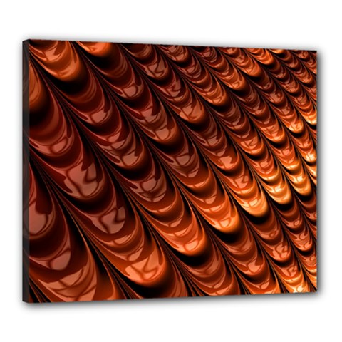 Fractal Frax Canvas 24  X 20  (stretched) by Askadina